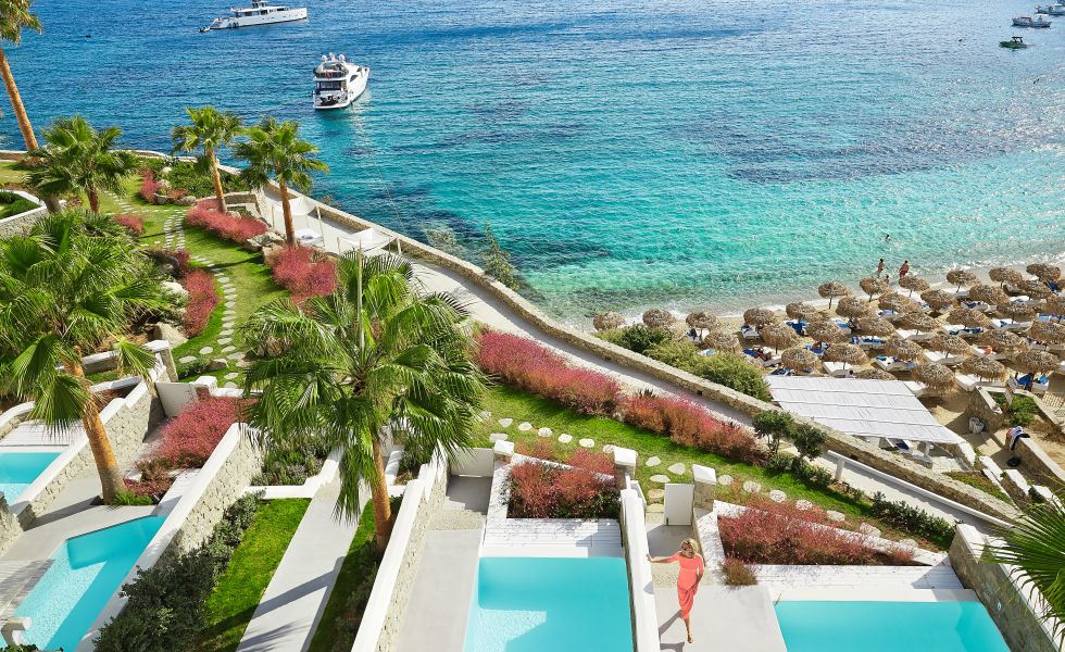 Mykonos Blu, Aerial View
