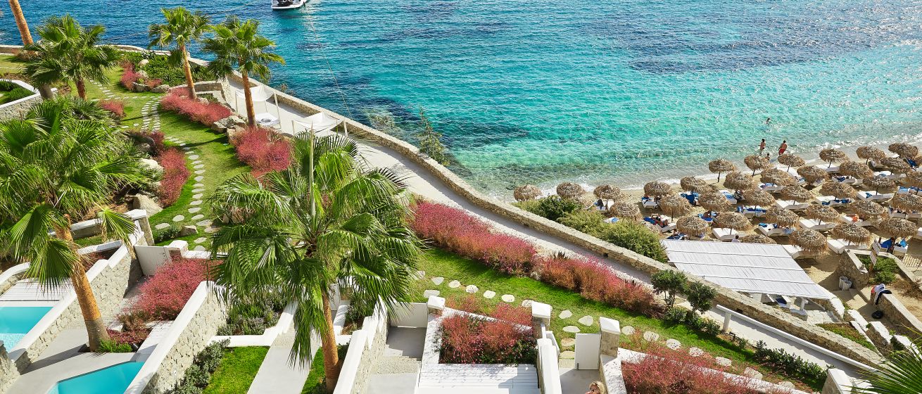 Mykonos Blu, Aerial View