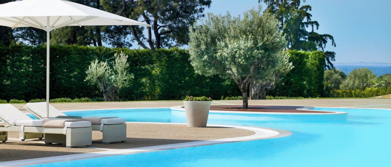 Poolside area, Ikos Olivia