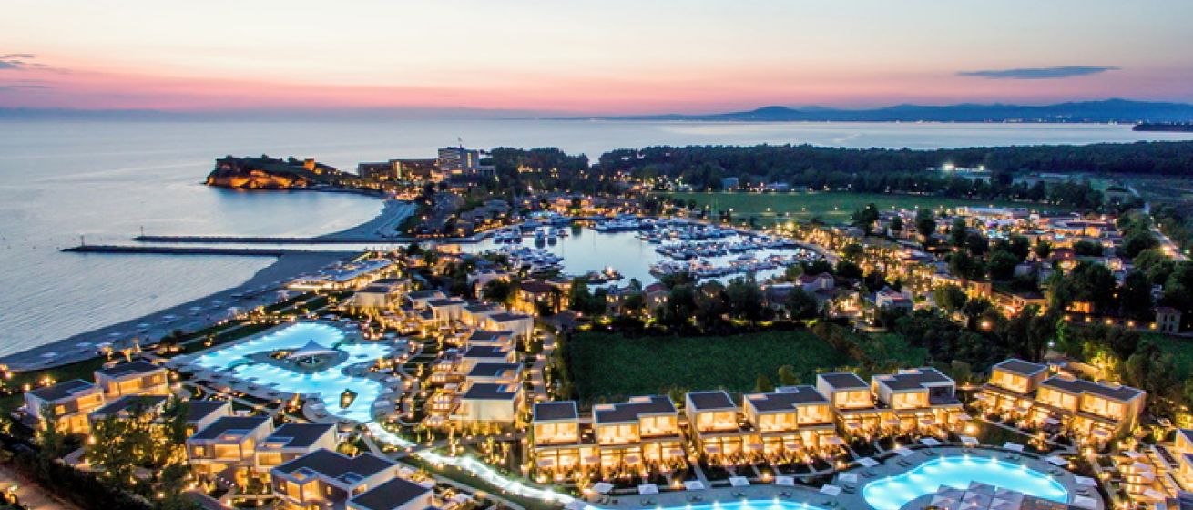 Aerial of Sani Dunes