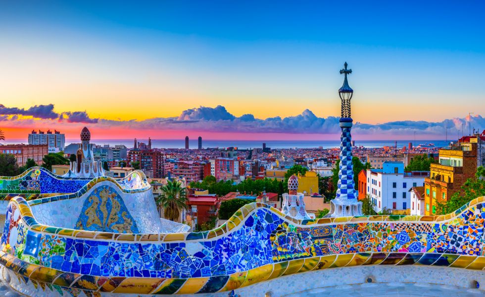 Park Guell, Barcelona, Spain
