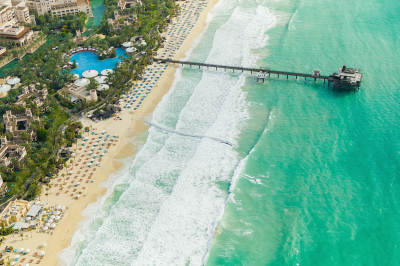 Jumeirah Dar Al Masyaf_Private Beach Arial View
