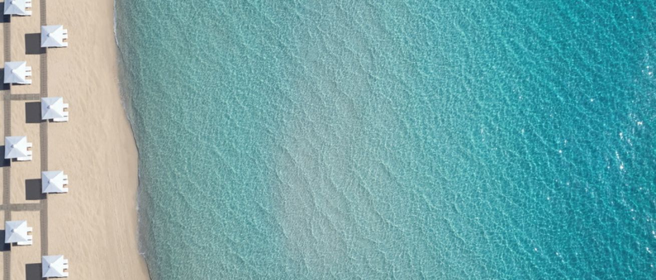 Beach aerial view