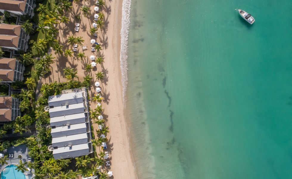 Carlisle Bay_Antigua_Drone Aerial View
