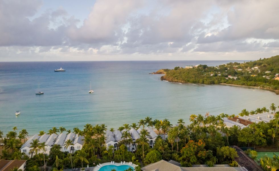 Carlisle Bay_Antigua_Drone Aerial View