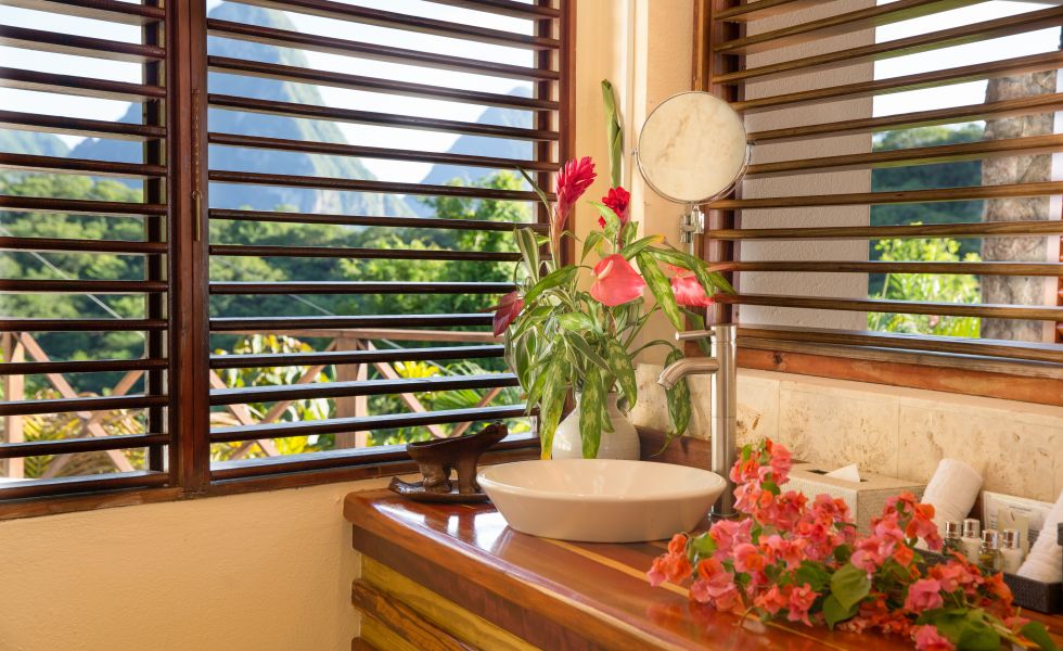 Anse Chastanet Resort_Piton Pool Suite Bathroom