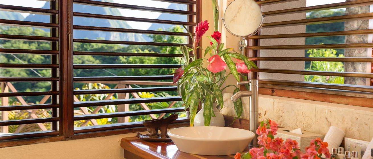 Anse Chastanet Resort_Piton Pool Suite Bathroom