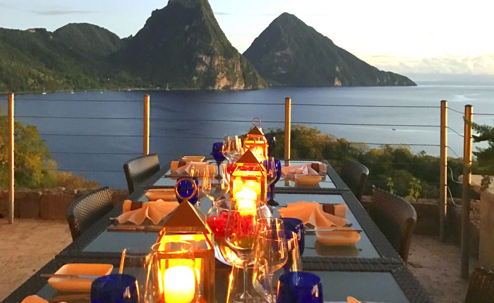 Jade Mountain Saint Lucia-Dining