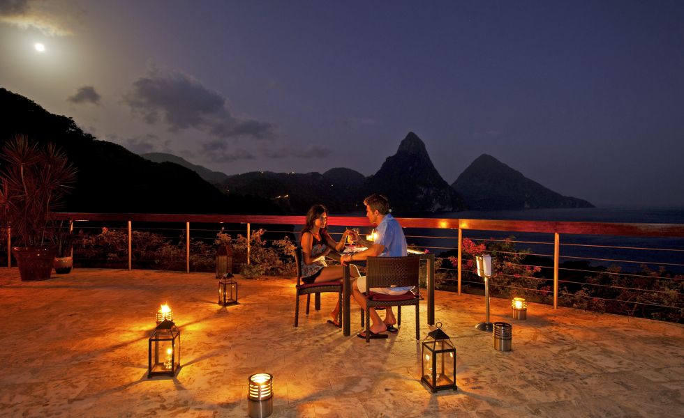 Jade Mountain-Saint Lucia-Private Dining
