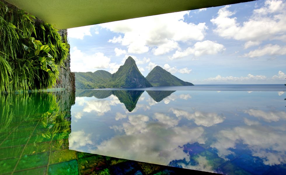 Jade Mountain Saint Lucia-Infinity Pool