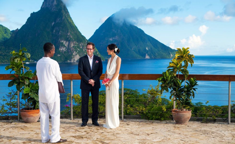 Jade Mountain Saint Lucia-Wedding