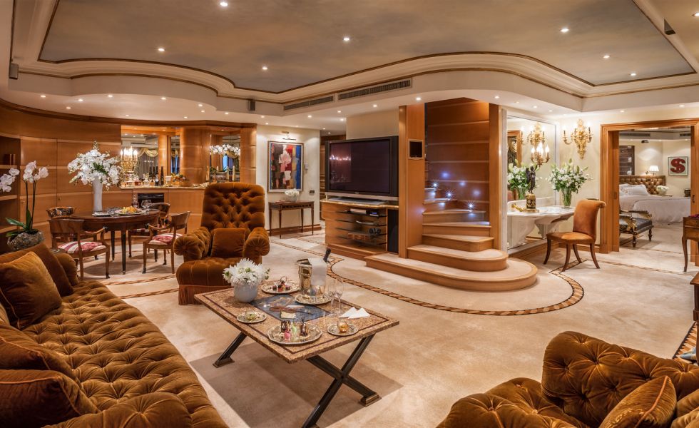 Rome Cavalieri, Penthouse Suite Living room