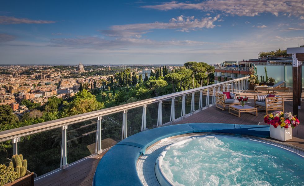 Rome Cavalieri, Penthouse Suite Rooftop Terrace