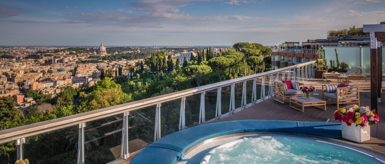 Rome Cavalieri, Penthouse Suite Rooftop Terrace