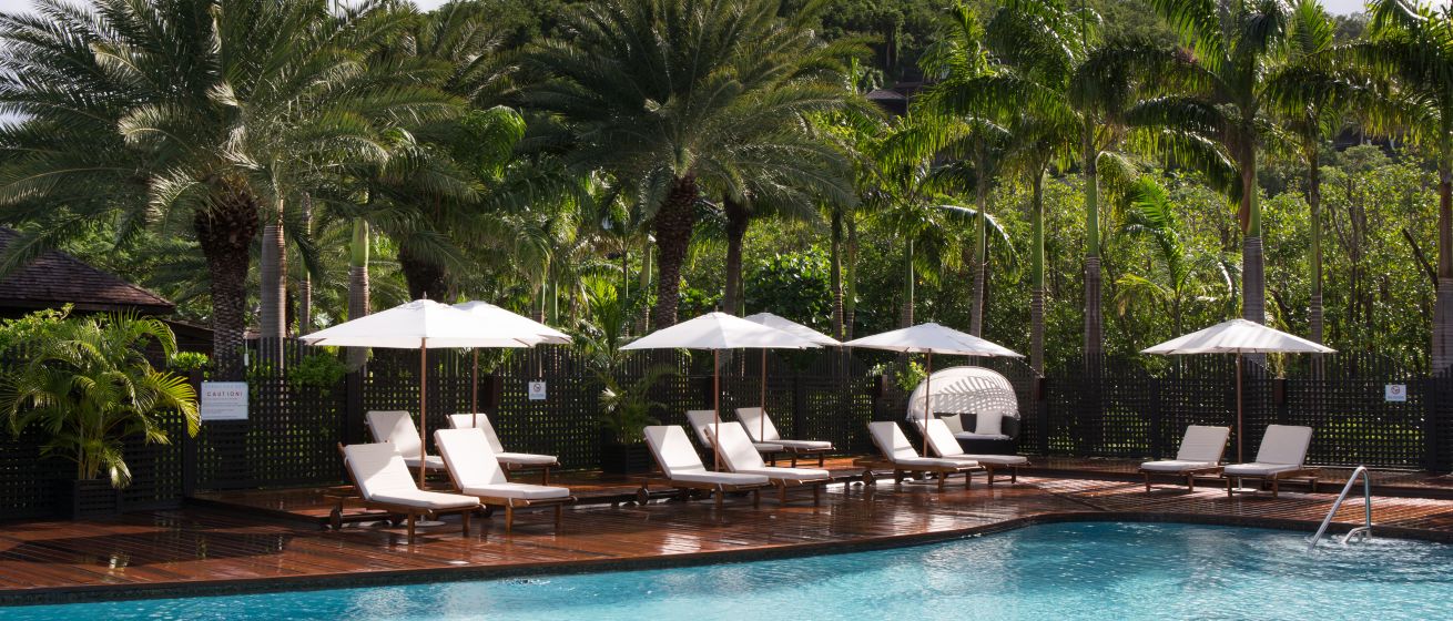 Hermitage Bay_Pool Hillside View