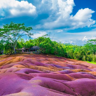 Seven Coloured Earth, Chamarel, Mauritius