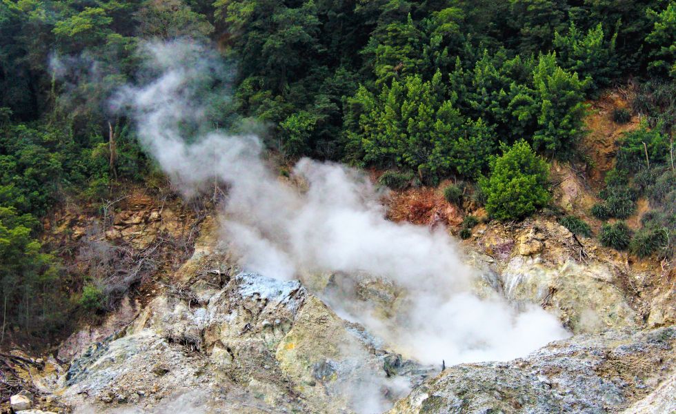 Sulphur Springs, Volcano, St Lucia