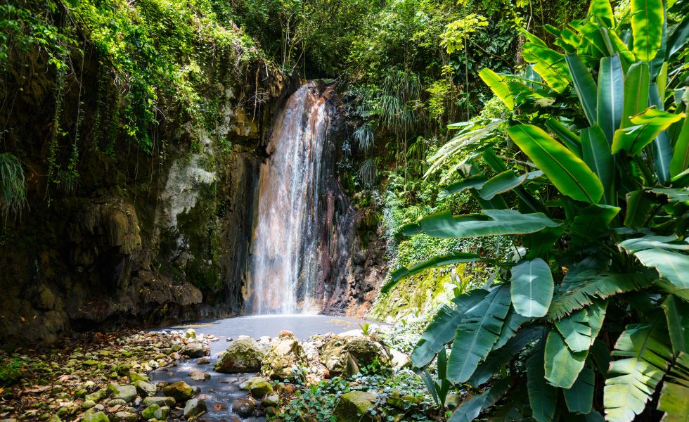 Diamond Waterfall, Saint Lucia
