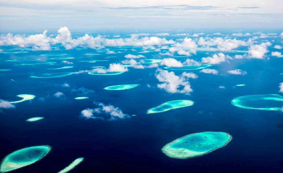 Arial View, Maldives