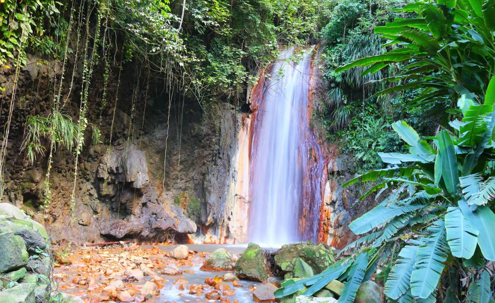 Diamond Waterfall, Saint Lucia