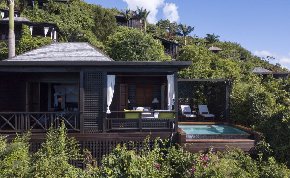 Hermitage Bay_Hillside Suite Pool Exterior