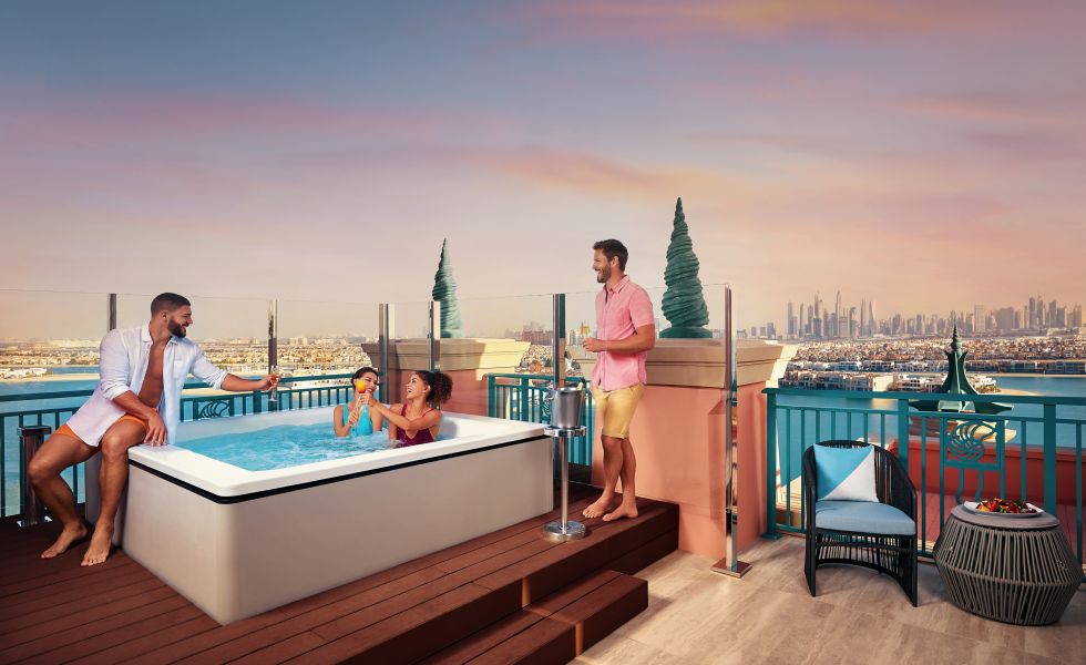 Atlantis, Grand Atlantis Suite Terrace Jacuzzi